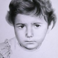 سفارش نقاشی سیاه قلم پرتره نمونه اجرایی ناقص پرتره سیاه قلم سفارشی
